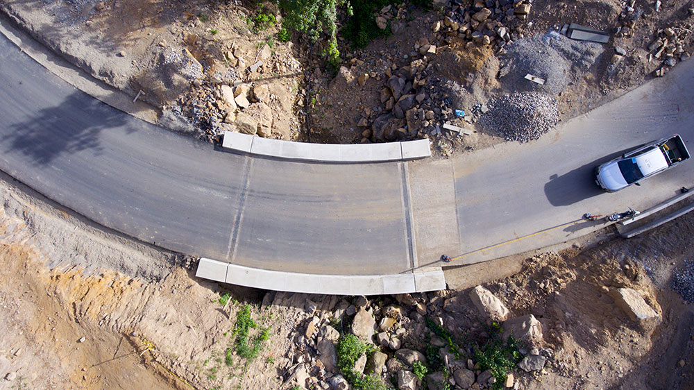 Construcción de la vía de acceso al municipio de Gramalote – Norte de Santander